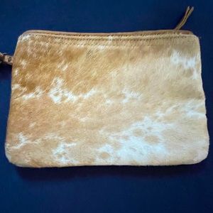 Myra Cowhide Wristlet